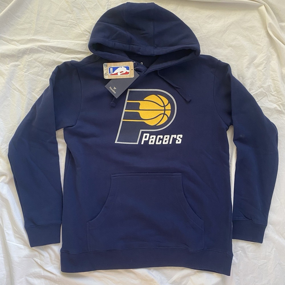 Indiana Pacers Hoodie Sweatshirt Men's Medium new with tags Pullover See Pics